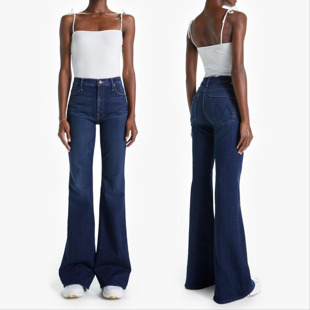 Mother The Doozy High Rise Wide Leg Jeans Sz 25